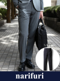【narifuri】 ナリフリ Shadow stripe slacks(NF907)