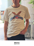 Ｍixta ミクスタ Camp Drum PRINT S/S TEE NATURAL
