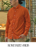 INDIVIDUALIZED SHIRTS インディヴィジュアライズドシャツ College Stripe  STANDARD SHIRT