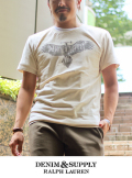 DENIM&SUPPLY by Ralph Lauren Eagle PRINT  S/S TEE OATMEAL