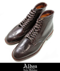 Alden オールデン D44801HC 5 EYELET WINGTIP BOOTS ウィングチップブーツ BURGUNDY