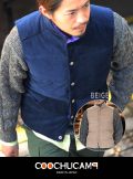 COOCHUCAMP クーチューキャンプ HAPPY DOWN VEST
