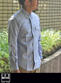 IKE BEHAR アイクベーハー OXFORD B.D シャツ L.BLUE