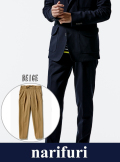 narifuri ナリフリCut twill slacks Travel　カットツイルトラベルスラックス(NF5025)