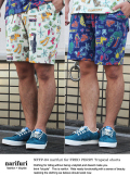 narifuri for FRED PERRY Tropical shorts