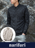 narifuri ナリフリ  Shadow dot B.D shirt（NF758）