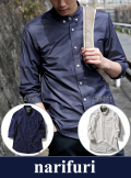 【narifuri 】ナリフリ  Burberry 3/4 sleeve shirt (NF922)