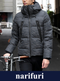 narifuri×DESCENTE Mizusawa down jacketGray camouflage（NFDC-02）
