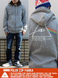 poler ジップパーカー GRY