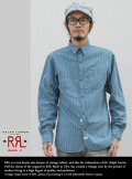 RRL ダブルアールエル ストライプワークシャツ