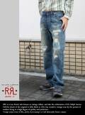 RRL ダブルアールエル バックルバックリペアデニム
