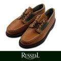 RUSSELL MOCCASIN ラッセルモカシン HURON MOCCASIN TAN/GRN (Paper別注)