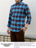 wallace B.Dチェックシャツ
