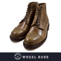 WHEEL ROBE ウィールローブ CAP TOE LACE UP NATURAL