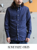 INDIVIDUALIZED SHIRTS インディヴィジュアライズドシャツ POLKA DOT STANDARD FIT BD SHIRT