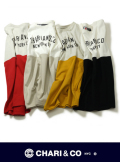 CHARI&CO チャリアンドコー　BI-TONE ARCH LOGO TEE