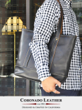 CORONADO LEATHER コロナドレザー Travel Tote Black 【MADE IN USA】