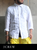 J.CREW ジェイクルー リネンシャツ WHITE