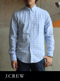 J.CREW ジェイクルー グラフチェックシャツ L.BLU/BLU