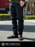 RRL ダブルアールエル SLIM NARROW JEAN BLACK