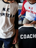 narifuri ナリフリ  Raglan sleeve flocky T-SHIRT (NF814)