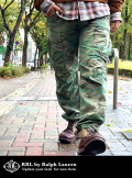 RRL ダブルアールエル Camo cotton cargo pants