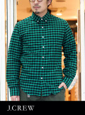 J.CREW ジェイクルー BLOCK CHECK SHIRTS OXFORD GREEN/BLACK