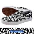 VANS バンズ CLASSIC SLIP ON (ELEY KISHIMOTO）FLAS/WH/BK