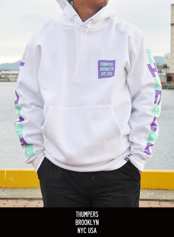THUMPERS NYC サンパース BLOCK HOODIE