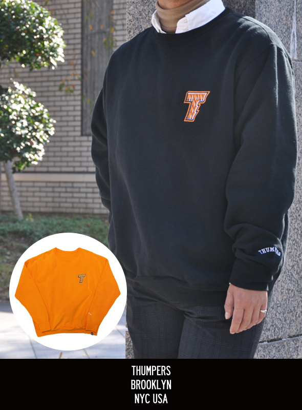 THUMPERS NYC サンパース POCKET SWET CREW