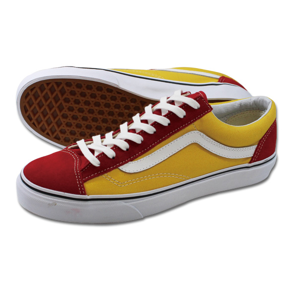 VANS バンズ STYLE 36 GOLDEN COAST YEL/RED