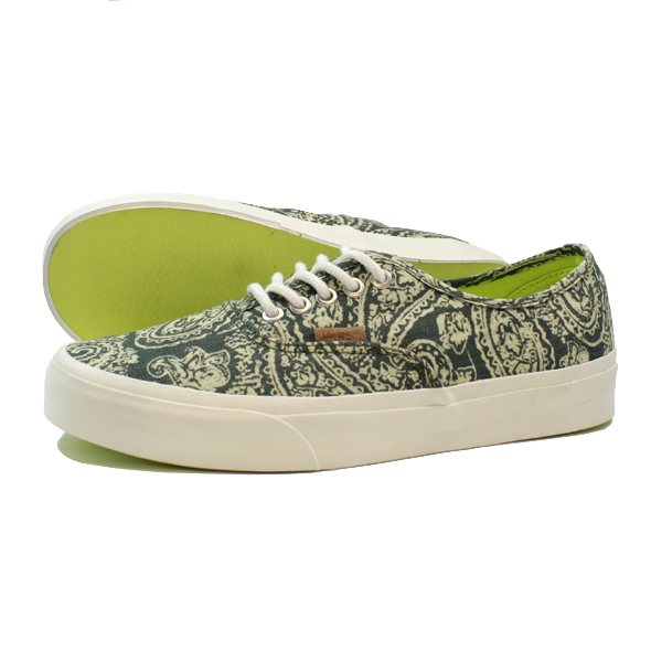 VANS バンズ　AUTHENTIC CA PAISLEY OLIVINE
