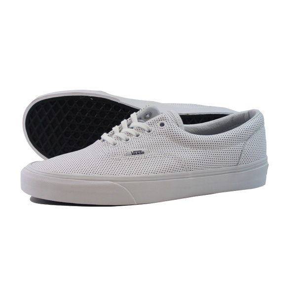 VANS バンズ ERA PERF LEATHER TRUE WHITE