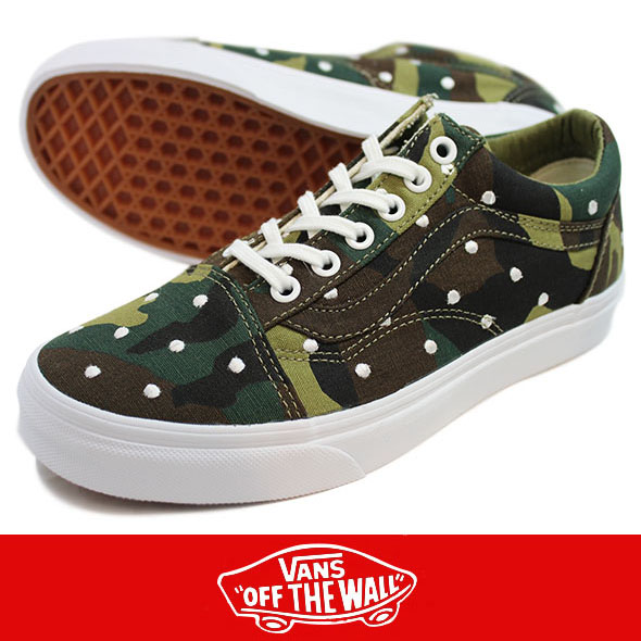 VANS バンズ Old Skool  Camo Polka Dot