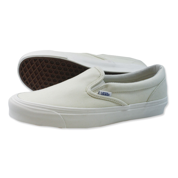 VANS バンズ  OG CLASSIC SLIP ON LX WHITE