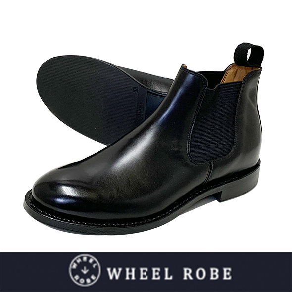 WHEEL ROBE ウィールローブ ELASTIC SIDE BOOTS WEINHEIMER BLACK