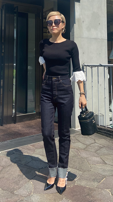日本製ロールアップデニムパンツ Jenne ジェンヌ 公式通販 美しく見せてくれるお洋服ブランド