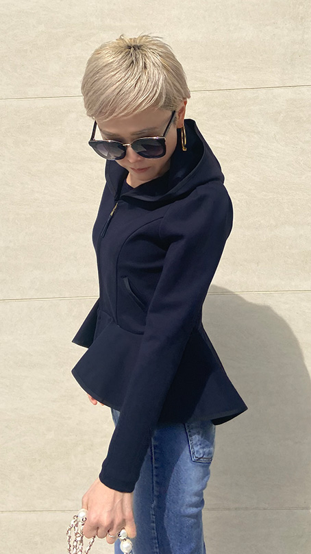 パリジェンヌ ペプラムパーカー｜JENNE(ジェンヌ)公式通販：パリ  