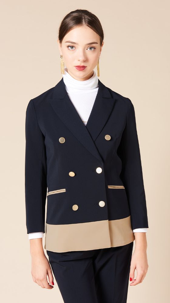 バイカラージャケット｜JENNE(ジェンヌ)公式通販：パリジェンヌのよう  