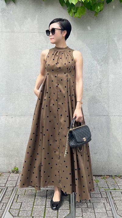 限定値下げ★1回着★バーバリー★チェック×ドット　ワンピース starblinc（スターブリンク）の「チェックドットミックス