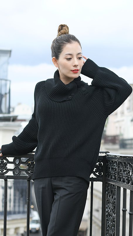 くるみボタンタートルニット_c19fw-nt04