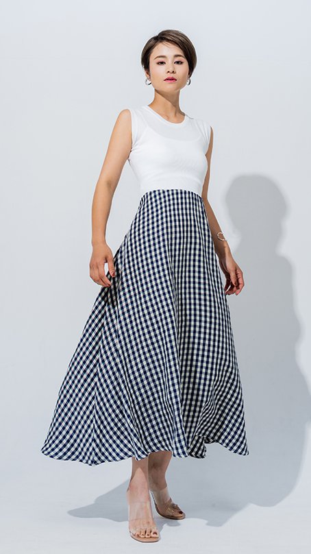 サマーチェックワンピース Jenne ジェンヌ 公式通販 美しく見せてくれるお洋服ブランド