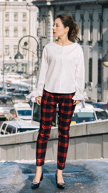 美脚チェックパンツ_c20ss-pt11a