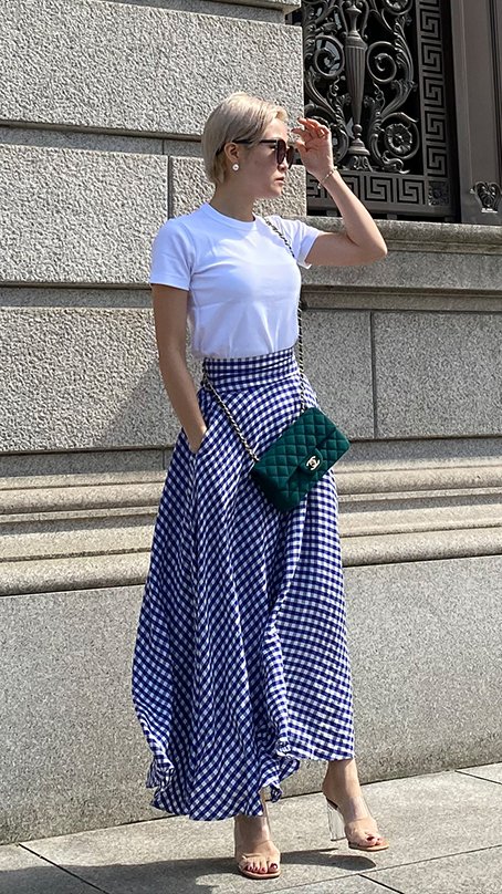 エアリーフレンチフレアスカート