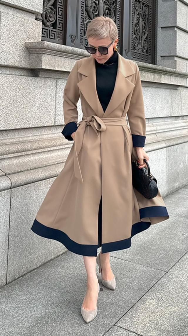 オードリーフレアトレンチコート