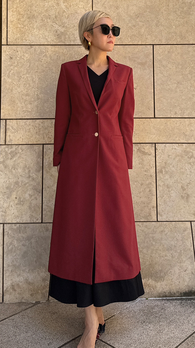 【完売サイズ新品】JENNEモダンロングジャケットMブラック定価39600円 ノーカラーロングジャケット｜JENNE(ジェンヌ)公式通販：パリ