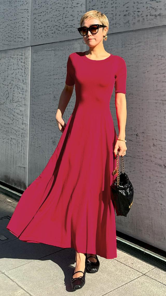 JENNE美ラインニットワンピース｜JENNE(ジェンヌ)公式通販：パリ  