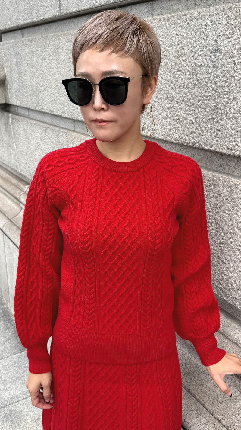 JENNE 人気 ニットコーディガン ロング 希少Lサイズ 定価2.7万