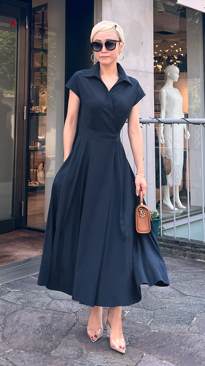 フレンチスリーブソフトタッチサマーワンピース｜JENNE(ジェンヌ)公式  