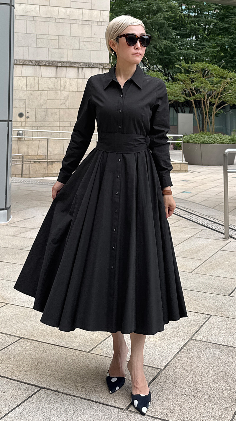 大人気 Reservedパリジェンヌ 花柄ワンピース ネイビー花柄ワンピース - Retro, Indie and Unique Fashion